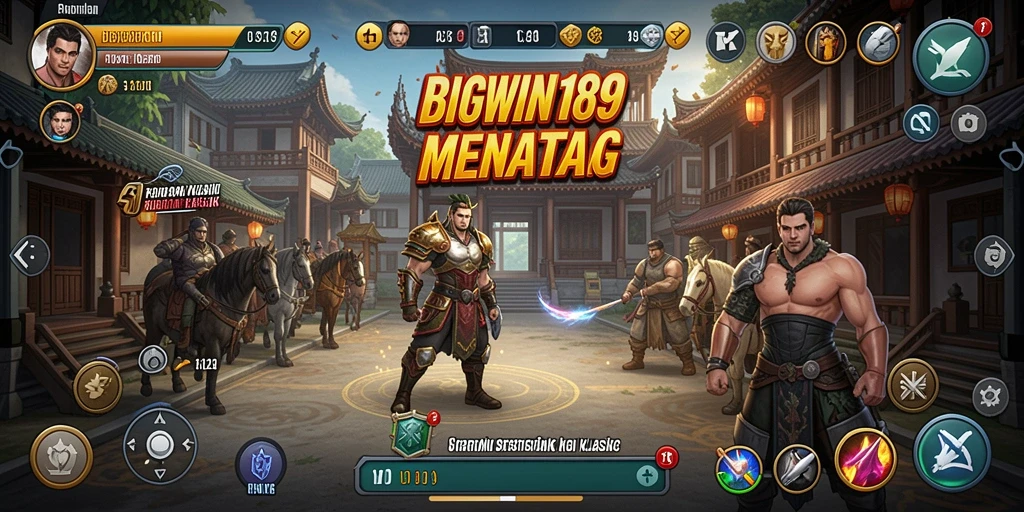 Screenshot menarik dari permainan strategi BIGWIN189 dengan interaksi pemain.