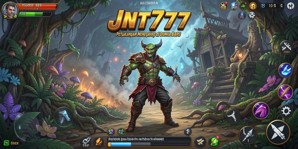 Tampilan menarik dari gameplay petualangan JNT777 yang mendebarkan.