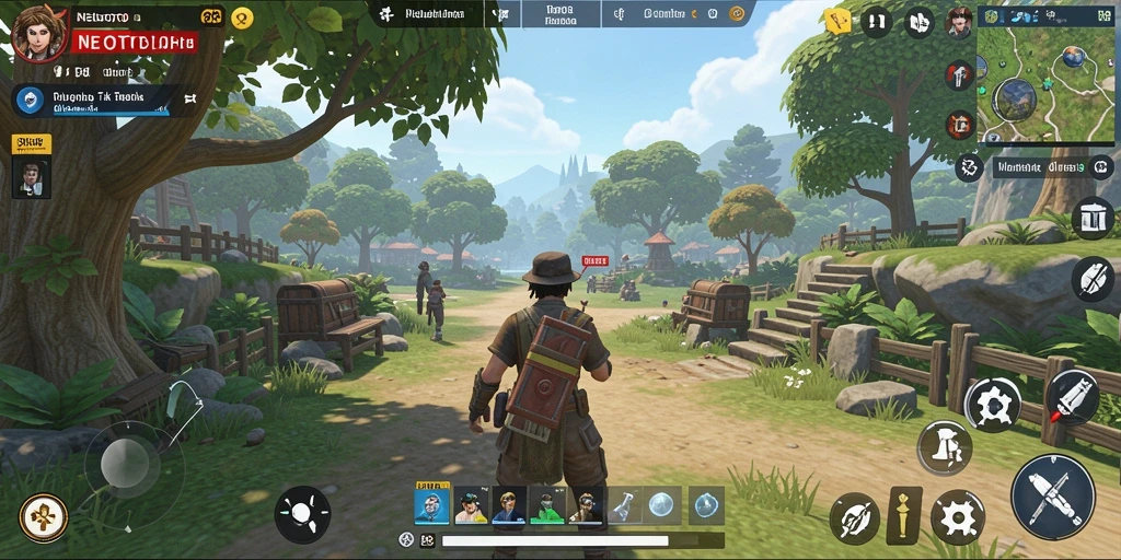 Tampilan gameplay yang menakjubkan di dunia terbuka NEOTOTO.