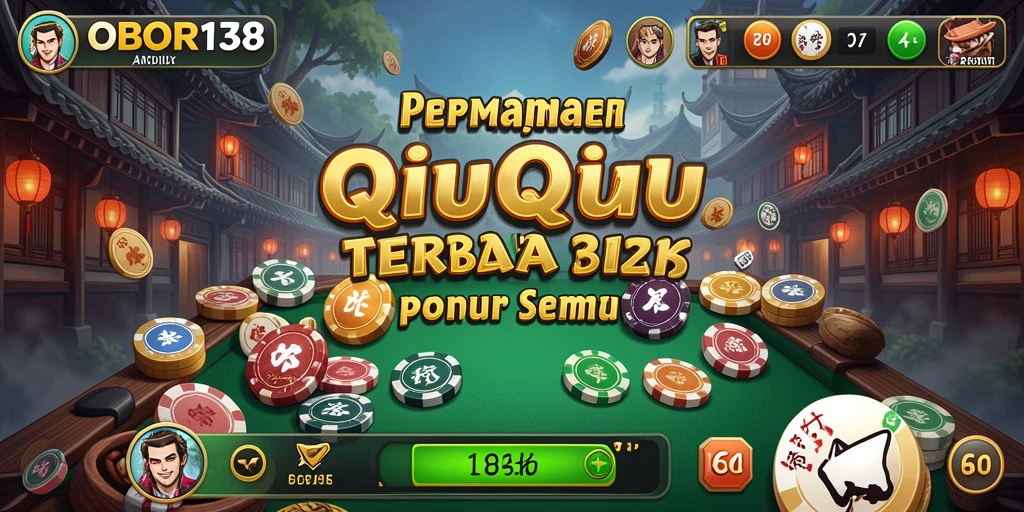 Screenshot gameplay QiuQiu di OBOR138 yang menampilkan kebersamaan pemain.