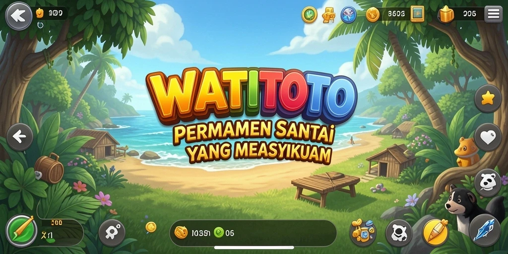 Tampilan gameplay WATITOTO yang cerah dan penuh keseruan.